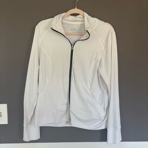 Champion Light Gray Zip-Up Jacket